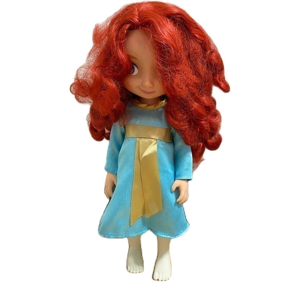 Disney Merida Toddler Doll Kids Toy Princess Blue Red